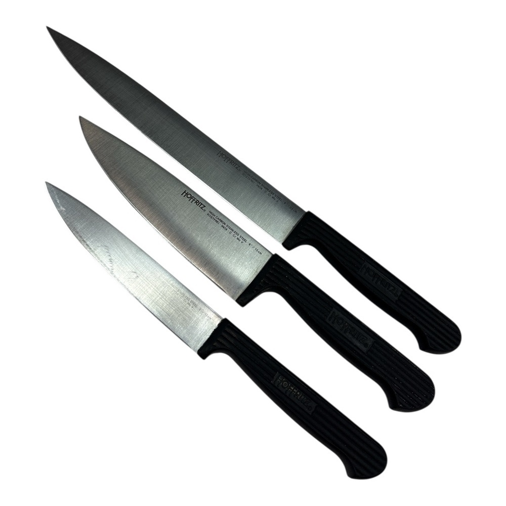 Hoffritz 6" Chef 9" Slicing Carving 5" Boning Utility Knife High Carbon Japan